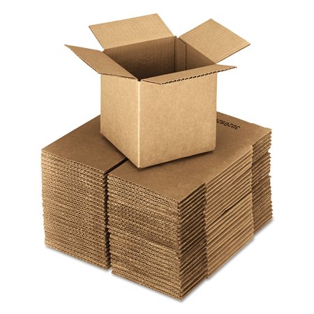 UNIVERSAL Cubed Fixed-Depth Corrugated Shipping Boxes, RSC, 16 in. x 16 in. x 16 in., Brown Kraft, 25PK UFS161616